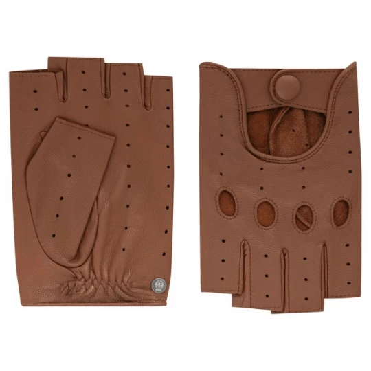 Foto van product Roeckl Handschoenen met korte vingers 'PALERMO AUTOFAHRER' bruin