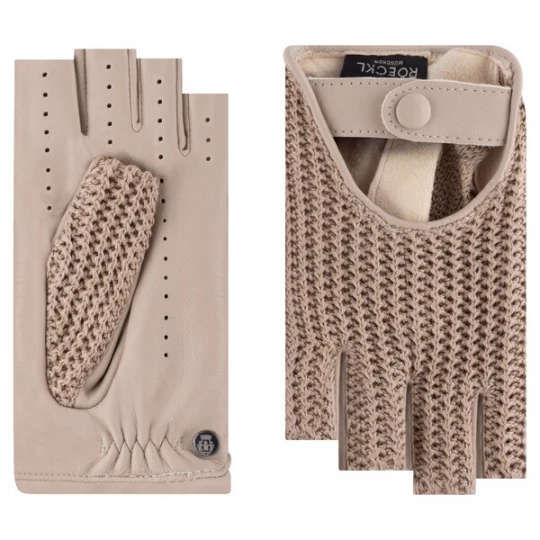 Foto van product Roeckl Handschoenen met korte vingers 'SORRENTO' crème / nude / sand / lichtbeige