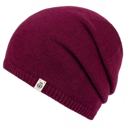 Foto van product Roeckl Muts 'ESSENTIALS' rood / bordeaux / wolwit