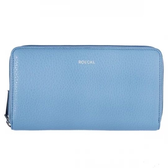 Foto van product Roeckl Portemonnee 'BEA' lichtblauw / wit