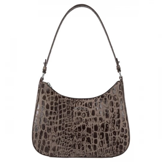 Foto van product Roeckl Schoudertas 'CLEO SCHULTERTASCHE CROCO SMALL' mokka
