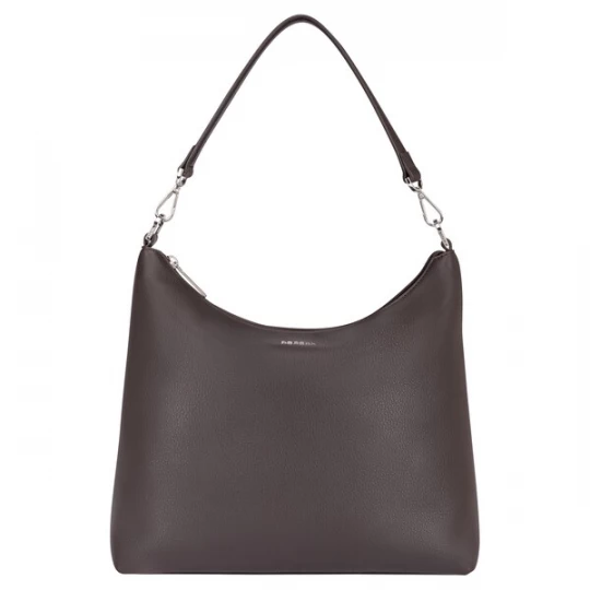 Foto van product Roeckl Schoudertas 'DIANA SCHULTERTASCHE GRAINED MEDIUM' kastanjebruin / chocoladebruin / donkerbruin