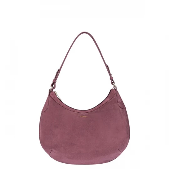 Foto van product Roeckl Schoudertas 'LIBERTY SCHULTERTASCHE NUBUK MEDIUM' aubergine / bordeaux / wijnrood / donkerrood