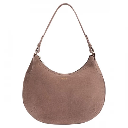 Foto van product Roeckl Schoudertas 'LIBERTY SCHULTERTASCHE NUBUK MEDIUM' sand / bruin / cognac / lichtbruin