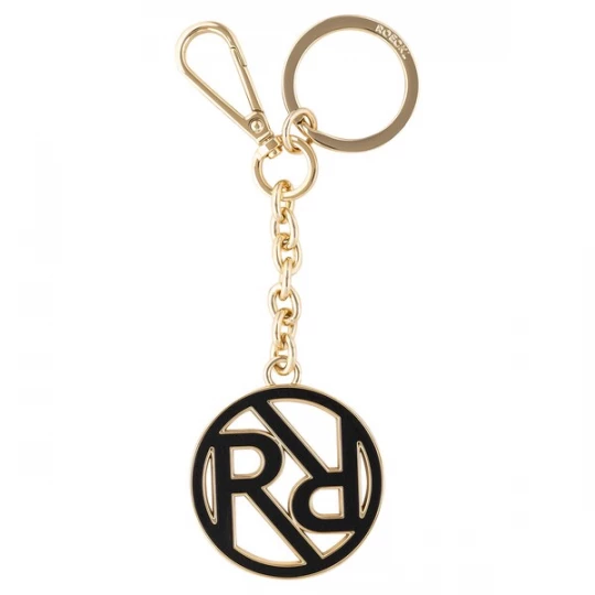 Foto van product Roeckl Sleutelhanger 'SIGNATURE' goud / zwart