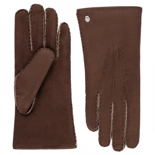 Foto van product Roeckl Vingerhandschoenen 'ASPEN' bruin / kastanjebruin / donkerbruin