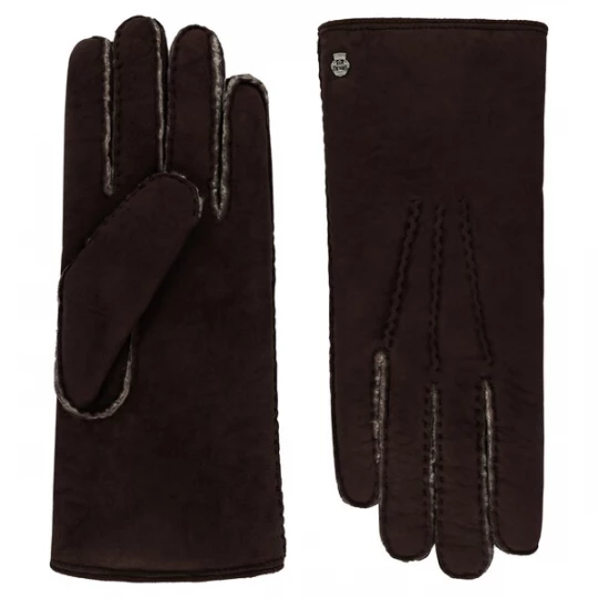 Foto van product Roeckl Vingerhandschoenen 'ASPEN' kastanjebruin / chocoladebruin / donkerbruin