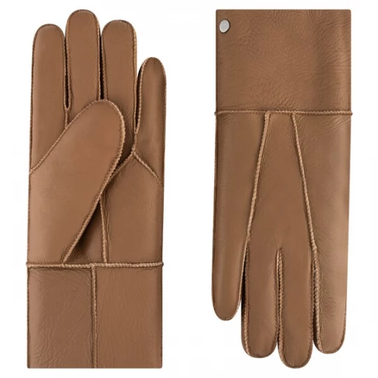 Foto van product Roeckl Vingerhandschoenen 'ELSFJORD' cognac / lichtbruin