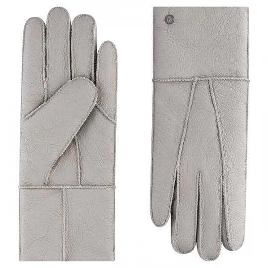Foto van product Roeckl Vingerhandschoenen 'ELSFJORD' zilvergrijs / rookgrijs / lichtgrijs
