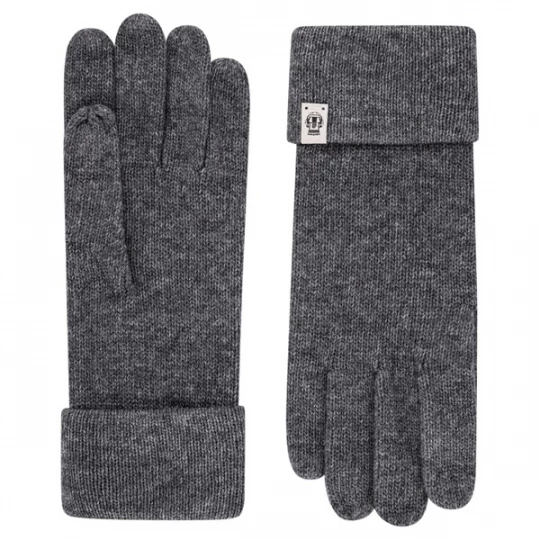 Foto van product Roeckl Vingerhandschoenen 'ESSENTIALS' grijs / antraciet / basaltgrijs / rookgrijs / donkergrijs / grijs gemêleerd
