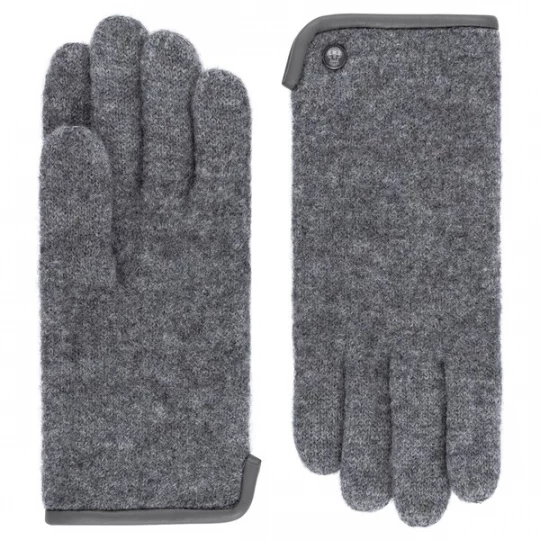 Foto van product Roeckl Vingerhandschoenen 'FELTED WOOL' grijs / basaltgrijs / zilvergrijs / rookgrijs / lichtgrijs / grijs gemêleerd