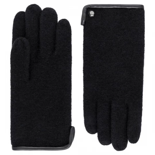 Foto van product Roeckl Vingerhandschoenen 'FELTED WOOL' zwart