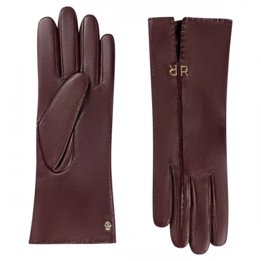 Foto van product Roeckl Vingerhandschoenen 'FONTAINE' bordeaux / wijnrood / donkerrood