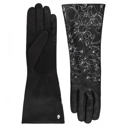 Foto van product Roeckl Vingerhandschoenen 'HAMINA' zwart / wit