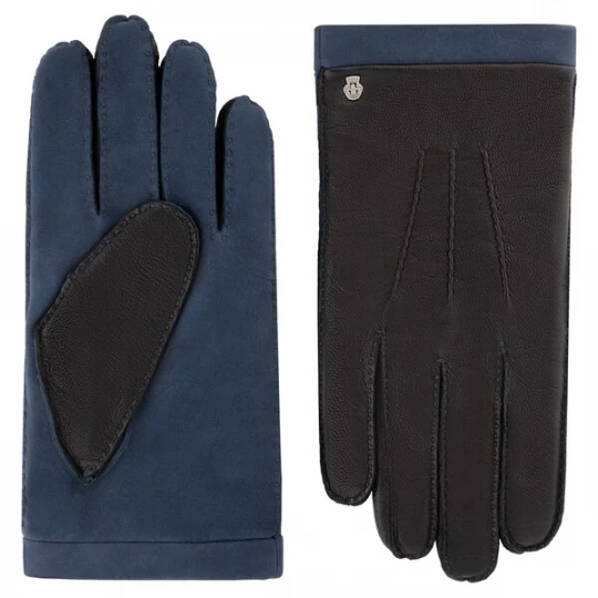 Foto van product Roeckl Vingerhandschoenen 'JUBILEE' blauw / zwart