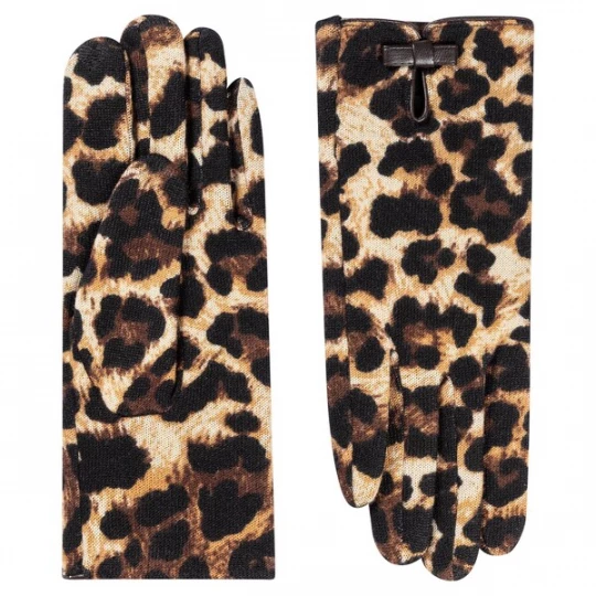 Foto van product Roeckl Vingerhandschoenen 'LEO BOW BOW' beige / ivoor / bruin / taupe / zwart