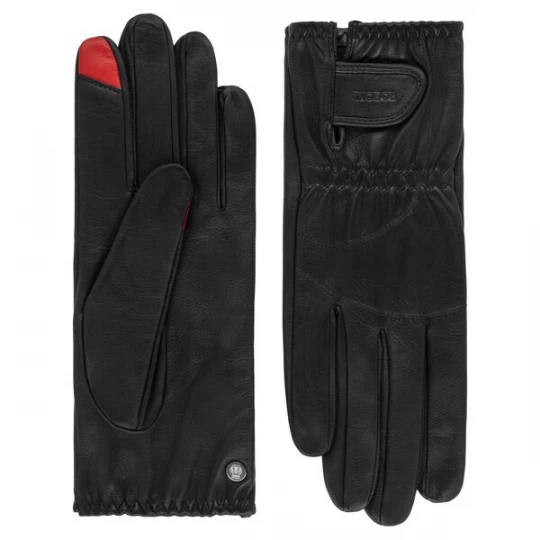 Foto van product Roeckl Vingerhandschoenen 'MEMPHIS TOUCH' knalrood / zwart