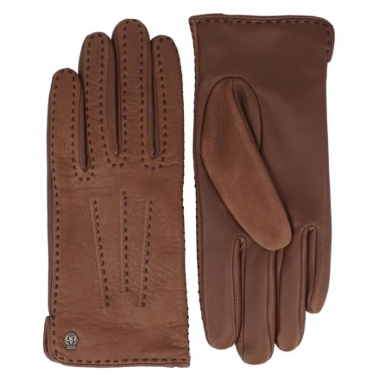 Foto van product Roeckl Vingerhandschoenen 'Nottingham' chocoladebruin