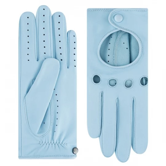 Foto van product Roeckl Vingerhandschoenen ' ROM AUTOFAHRER ' blauw / hemelsblauw / pastelblauw / lichtblauw