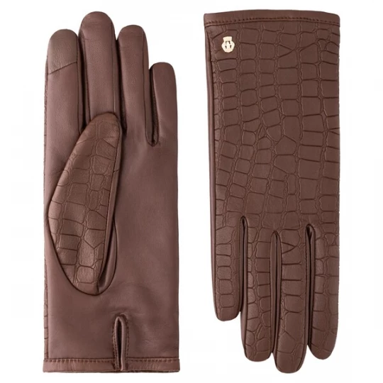 Foto van product Roeckl Vingerhandschoenen 'ROVERETO TOUCH' kastanjebruin / donkerbruin