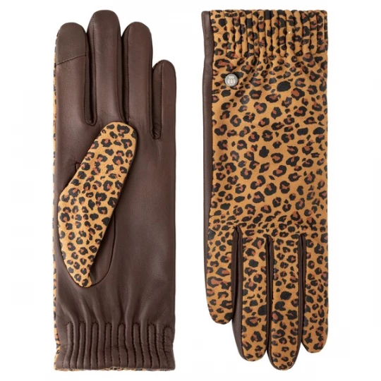 Foto van product Roeckl Vingerhandschoenen 'SERENGETI TOUCH' sand / bruin / oker / donkerbruin