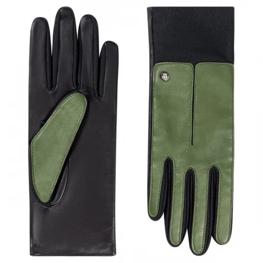 Foto van product Roeckl Vingerhandschoenen 'STOCKHOLM TOUCH' groen / olijfgroen / donkergroen / zwart