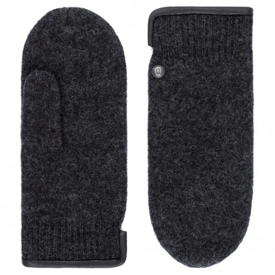 Foto van product Roeckl Wanten 'FELTED WOOL' grijs / antraciet / basaltgrijs / rookgrijs / donkergrijs / grijs gemêleerd