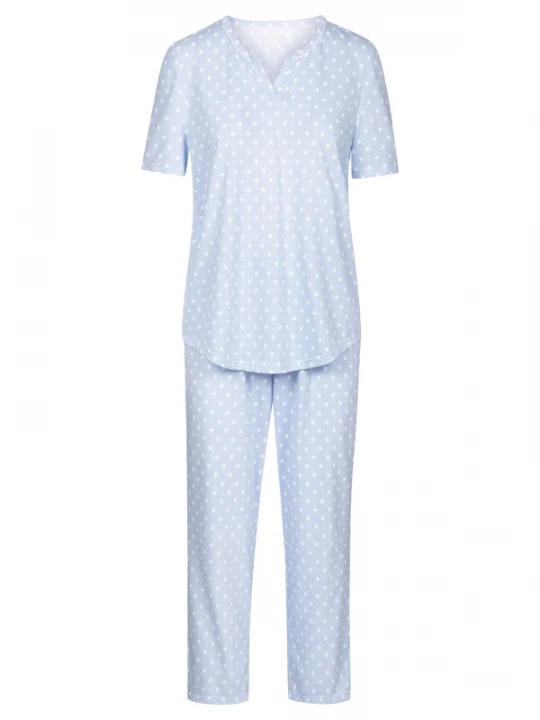 Foto van product Rösch Pyjama ' Mustermix ' lichtblauw