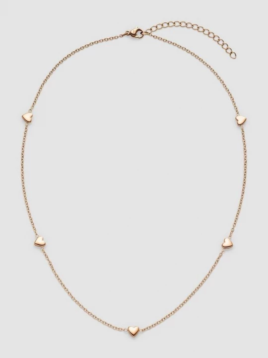Foto van product Roestvrijstalen ketting met hartvormige details s.Oliver