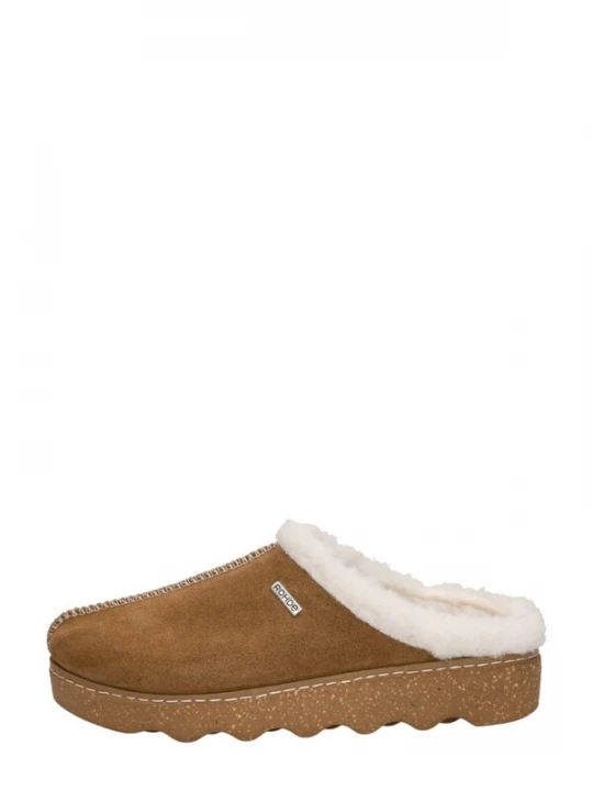 Foto van product ROHDE Huisschoenen 'Pantoffels Open' cognac