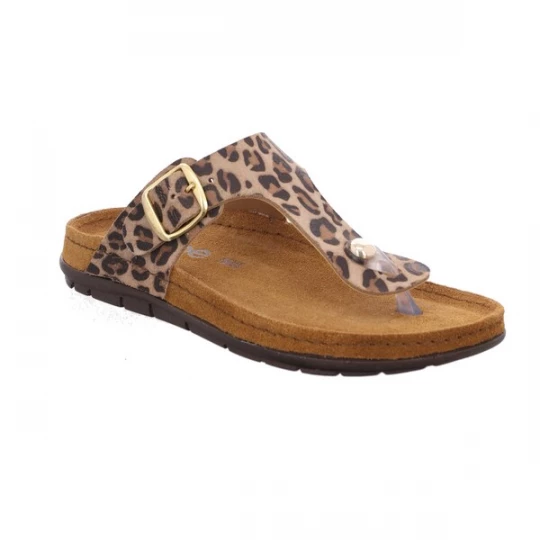 Foto van product ROHDE Teenslipper cognac / lichtbruin / donkerbruin