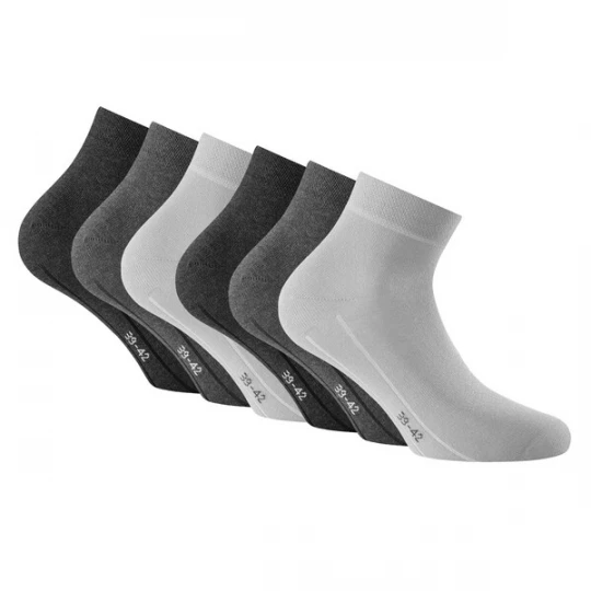 Foto van product Rohner Basic Sokken grijs / zwart