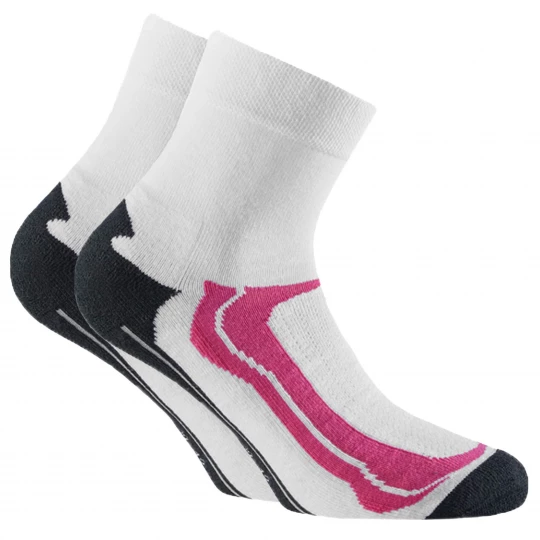 Foto van product Rohner Basic Sportsokken pink / zwart / wit