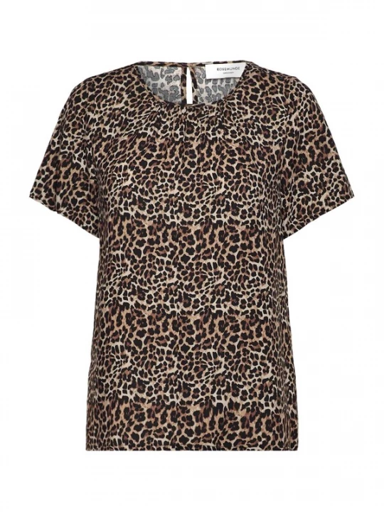 Foto van product rosemunde Blouse 'Elif' beige / bruin / zwart