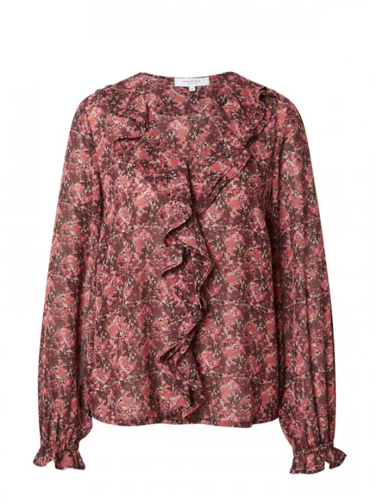 Foto van product rosemunde Blouse 'Sally' rosa / rood / bordeaux / zwart
