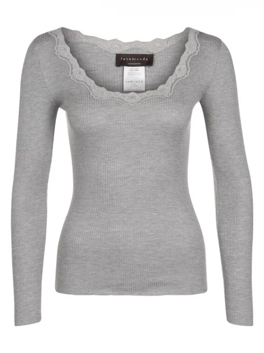 Foto van product rosemunde Shirt grijs gemêleerd