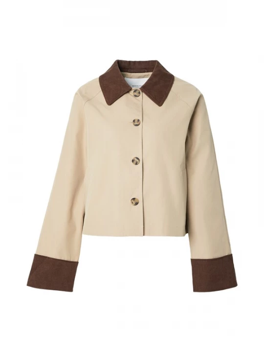 Foto van product rosemunde Tussenjas 'Dijon' beige / bruin