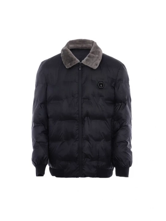 Foto van product TALOON Winterjas grijs / zwart