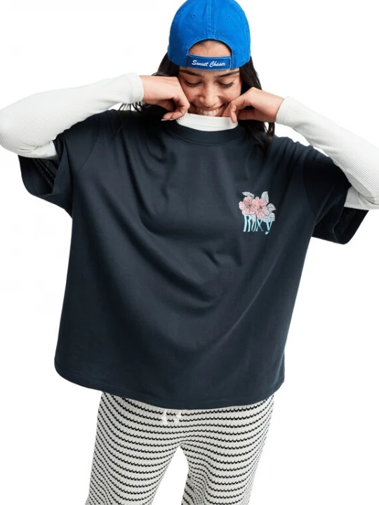 Foto van product ROXY Oversized shirt aqua / antraciet / rosé / offwhite