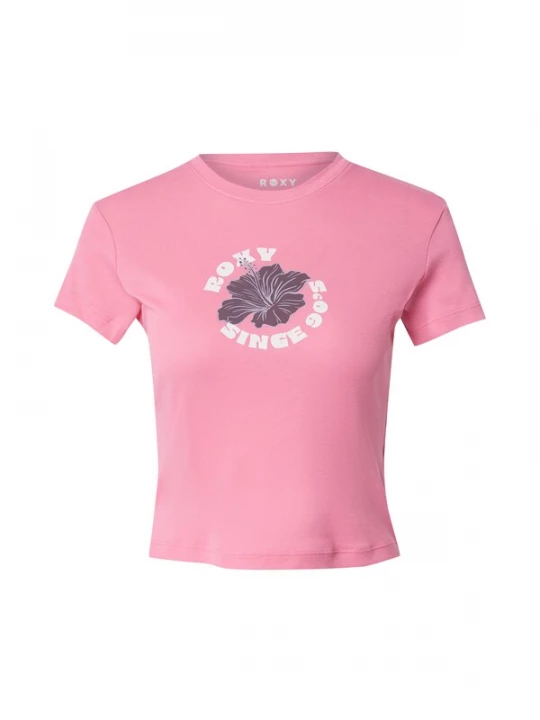 Foto van product ROXY Shirt 'BEACH LOVE' sering / cyclaam / lichtroze / wit