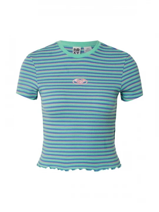 Foto van product ROXY Shirt 'BRIGHT LIGHTS' donkerblauw / mintgroen / rosa