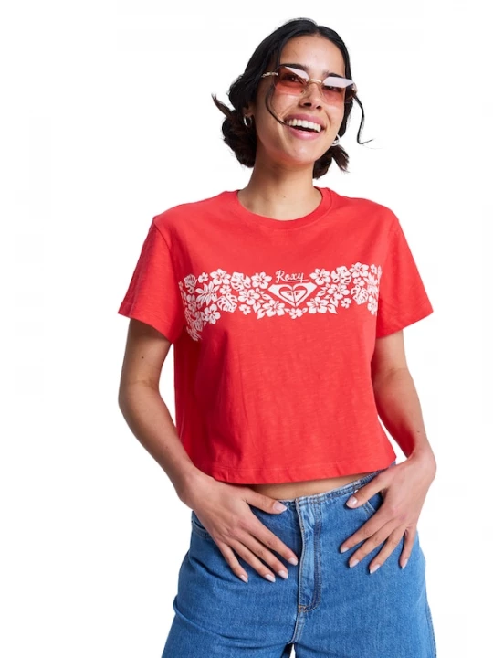 Foto van product ROXY Shirt 'Endless Weekends' rood / wit