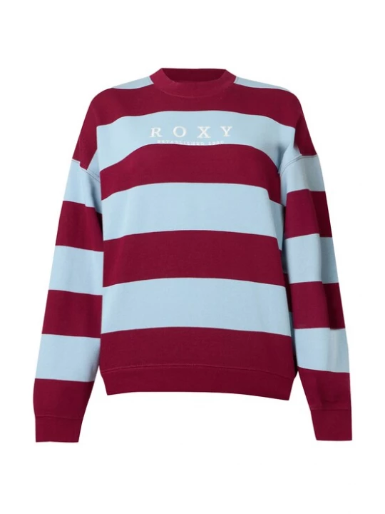 Foto van product ROXY Sweatshirt 'Strictly' hemelsblauw / bourgogne / wit