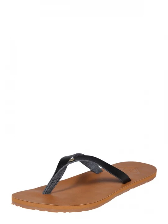 Foto van product ROXY Teenslipper 'Jyll' bruin / zwart