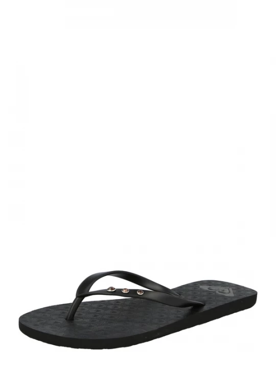 Foto van product ROXY Teenslipper 'Viva Glitz' koper / zwart