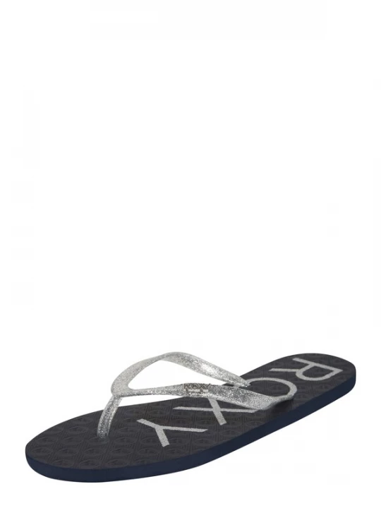 Foto van product ROXY Teenslipper 'Viva Sparkle' navy / zilver