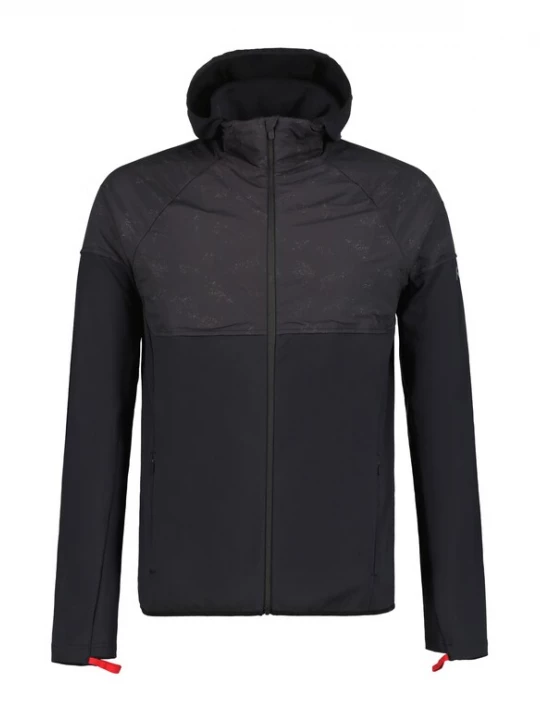 Foto van product Rukka Funktionele fleece-jas 'Masala' zwart / zwart gemêleerd