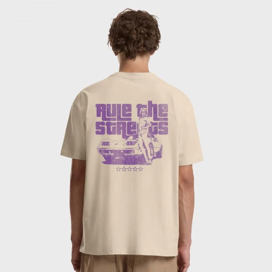Foto van product Rule The Streets Oversize Tee Mister Tee beżowy