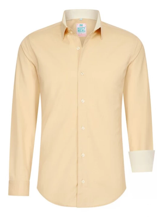 Foto van product Rusty Neal Overhemd beige / crème