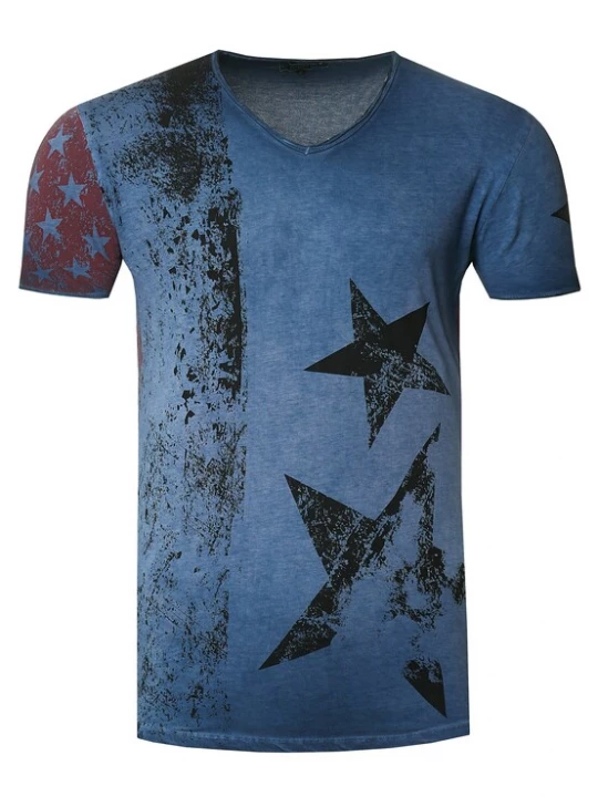 Foto van product Rusty Neal Shirt blauw